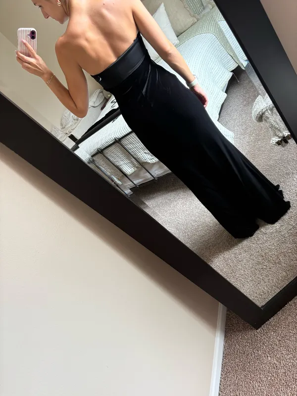 Club L Black velvet dress - Image 4