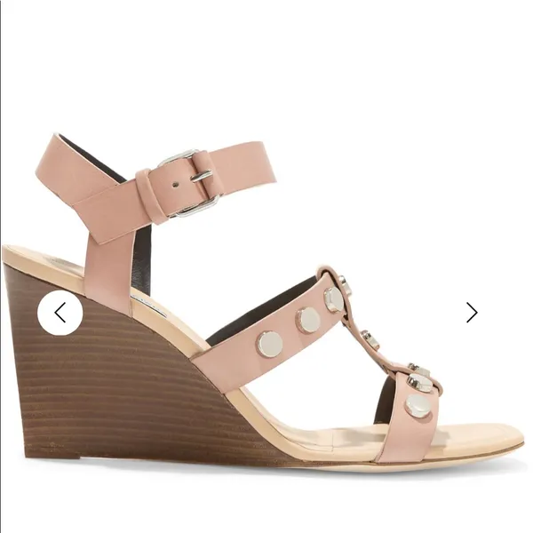 🎉HP🎉 Balenciaga Studded leather wedge sandals - Image 8