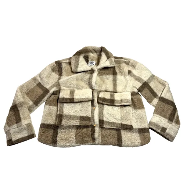 Princess Polly Doria Plaid Jacket Size S Outerwear Cozy Classic Casual Outdoors - Image 2
