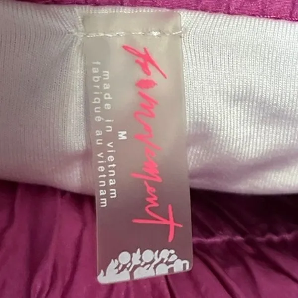 Free People FP Movement The Way Home Pink High Waist Smocked Athletic Shorts M - Image 5