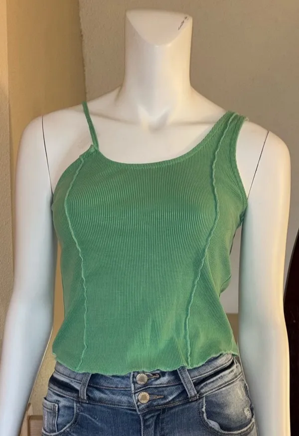 Gilded Intent Green Tank - Image 4