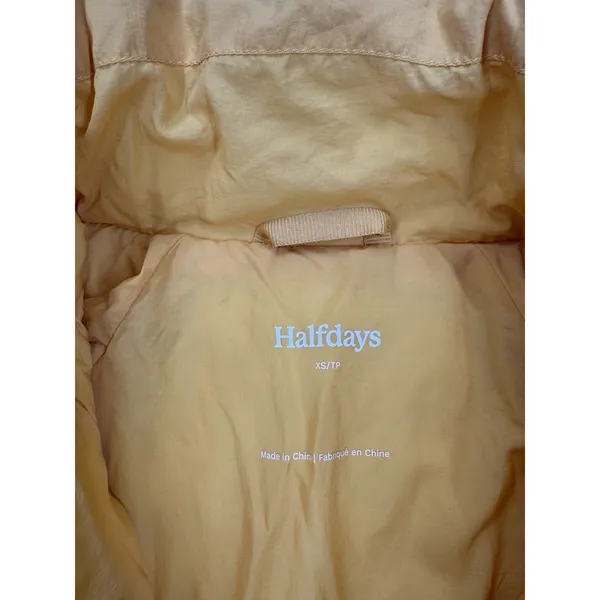Halfdays Nellie Packable Puffer Women's Orange Jacket Size XS NWT - Image 9