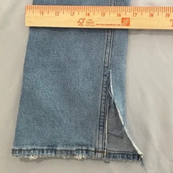 Abercrombie & Fitch Curve Love 90s‎ Slim Straight Ultra High Rise Jeans 26 2XL - Image 7