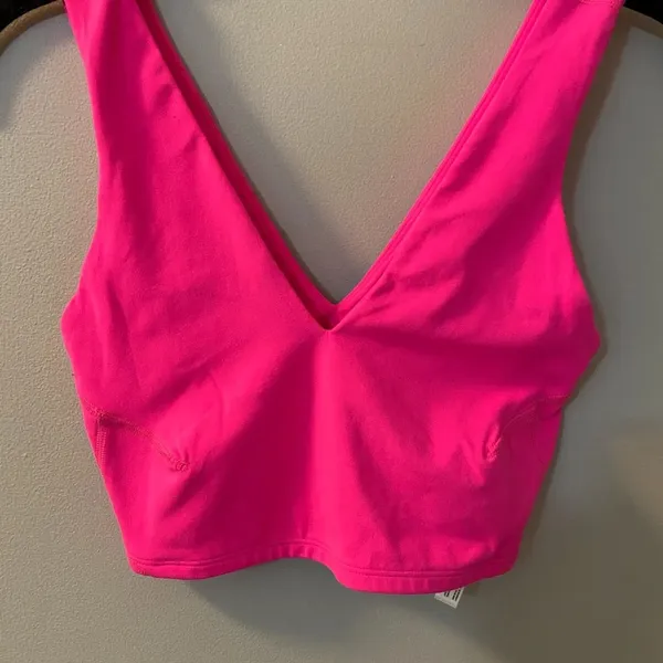 NWOT FP MOVEMENT Never Better Crop Tank XS Hot Pink - Image 4