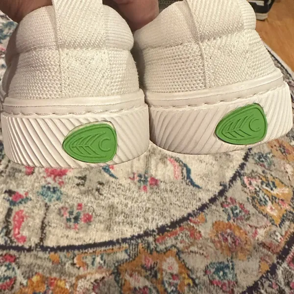 Cariuma IBI Knit White Neutral Slip-On Casual Summer Comfy Sneakers 7.5 - Image 6