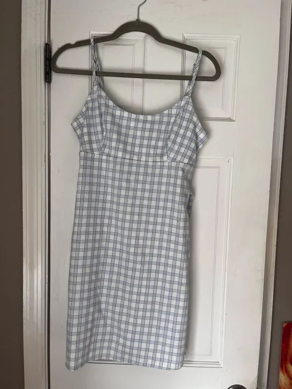 John Galt Brandy Melville Colleen Plaid Mini Dress - Image 2