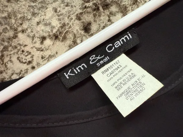 Kim And Cami black short-sleeve tunic or dress - Image 3