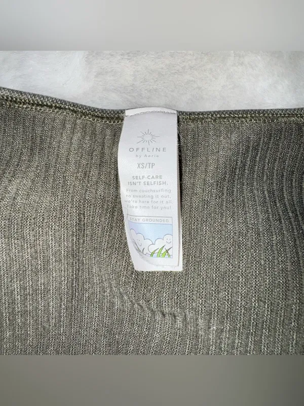 aerie offline seamless cable square neck shirt - Image 4