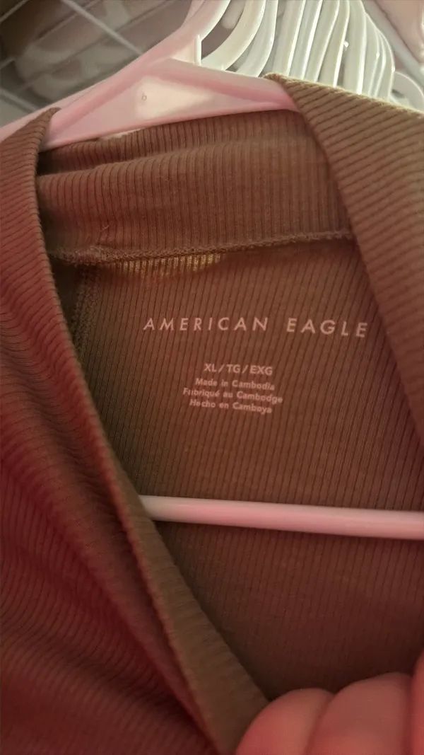 American Eagle Mockneck Ribbed Long Sleeve - Image 2