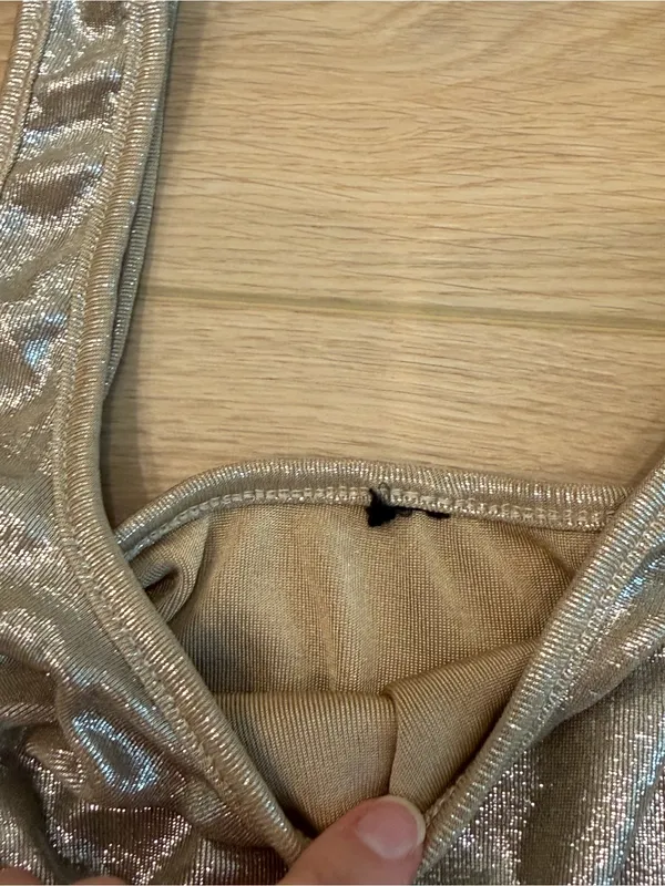 Princess Polly Shimmer Crop Top - Image 3