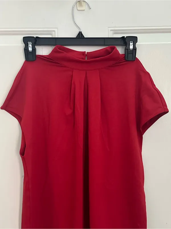 Halara Mock Neck Cap-Sleeve Top NWOT - Image 10