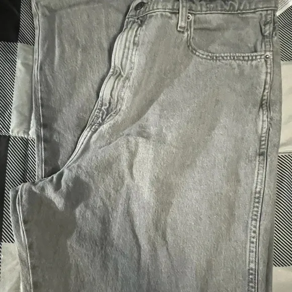 Arizona Jeans Co Mom Jeans Women's 1 7‎ Charcoal Wash Denim Tapered Leg NWT - Image 3