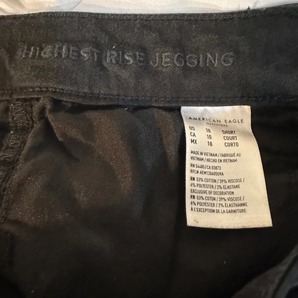 American Eagle Jeans Size 10 Inseam 26 inches Highest Rise Jegging Stretch - Image 12