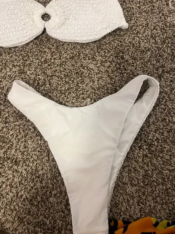 SheIn 2 piece high cut Bandeau bikini set - Image 3