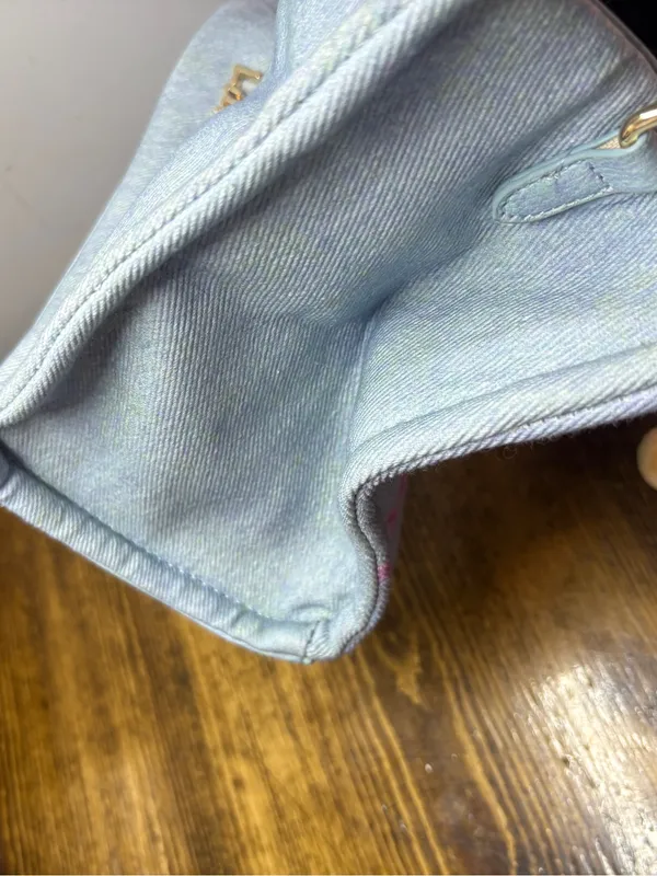 Luv Betsy Johnson faux Jean purse - Image 5