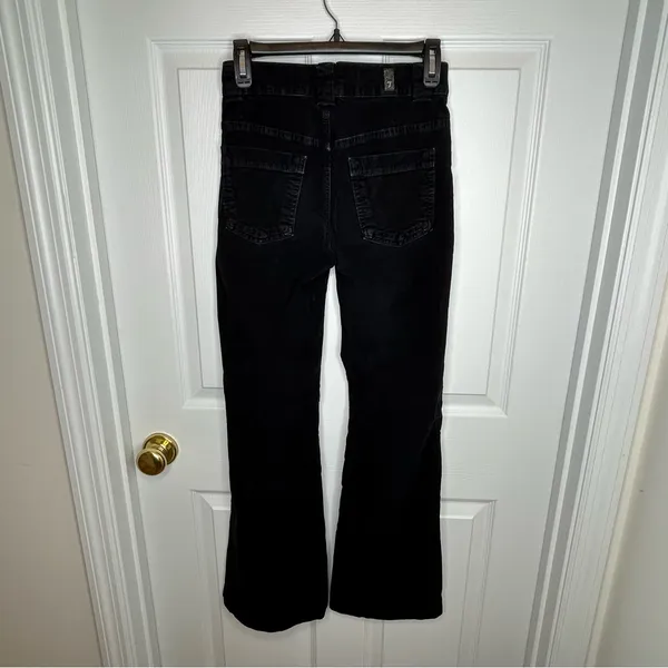 7 For All Mankind Black and Burgundy Corduroy Pants‎ Size 24 - Image 11