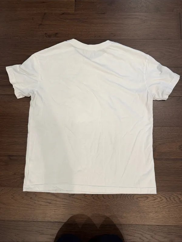 Nike Oversized White Cheetah Print T-Shirt Size Small - C1 - Image 7