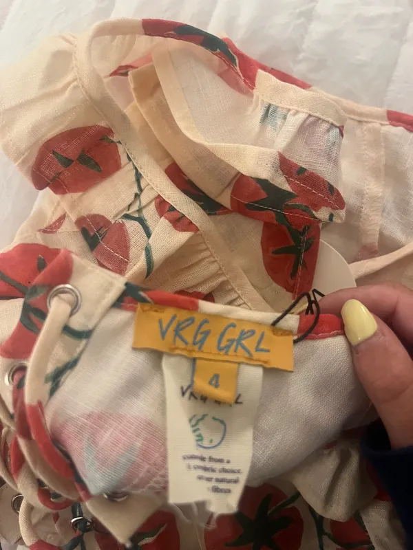 vrg girl tomato top - Image 3