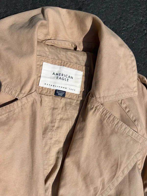 American Eagle trench coat - Image 3