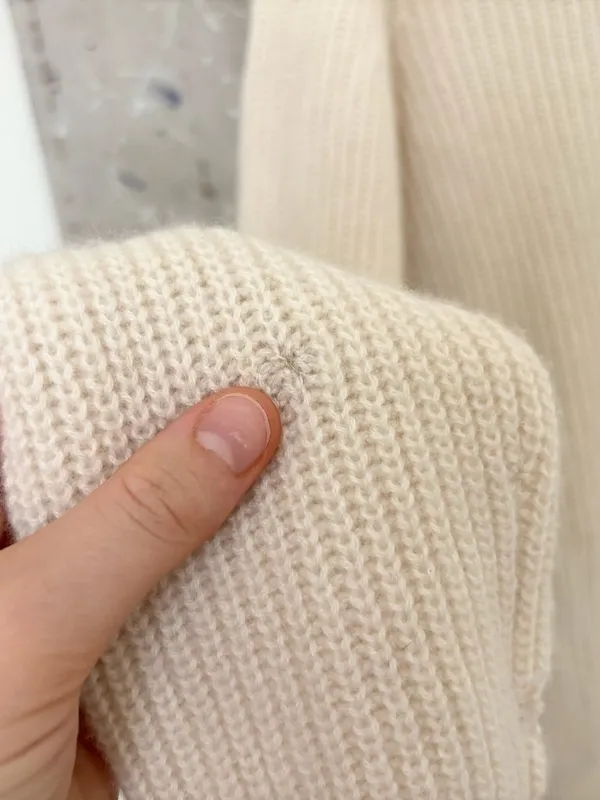 Tory Burch Cashmere Ribbed Cardigan - Image 8