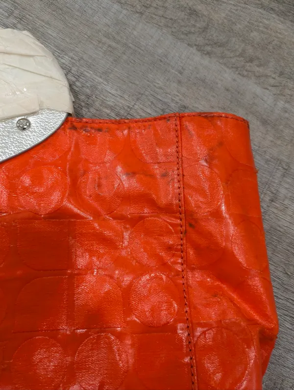 NWT Kate Spade Melrose Noel Orange Leather Bag - Image 2