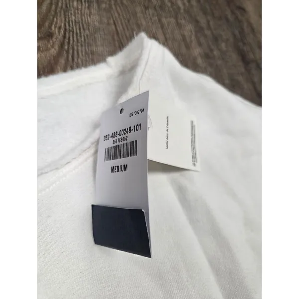 Hollister x Blue 84 Off Shoulder NWT University of Miami Sweatshirt Off-White M - Image 4