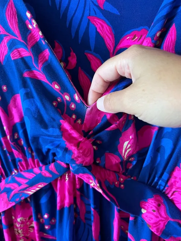 Lilly Pulitzer LORALEI SKIRTED ROMPER dress, BLUE MED NEVER ENDING SUMMER XL - Image 5