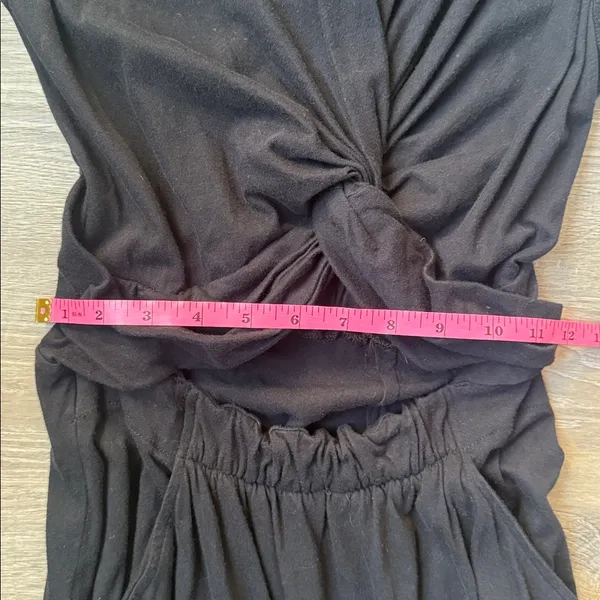 ALEXANDER WANG Cotton Jersey Twist Front Muscle Dress Medium - Image 12