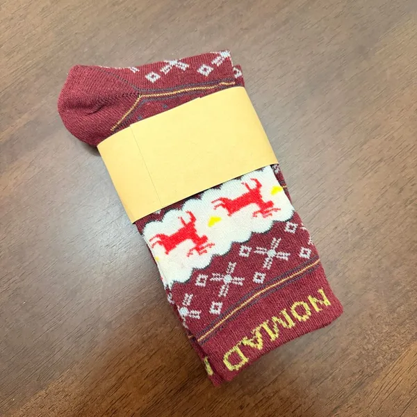 Nomad Red Reindeer Socks - Image 2