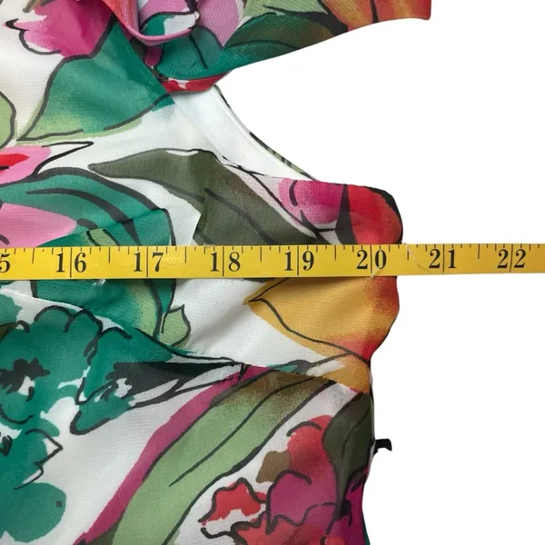 Nine West Tropical Floral Dress Size 14‎ NWT Wedding Guest Event Party Cruise - Image 6
