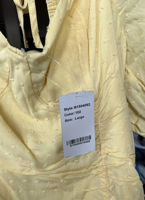 NWTs SBetro Yellow Summer Dress - Image 2