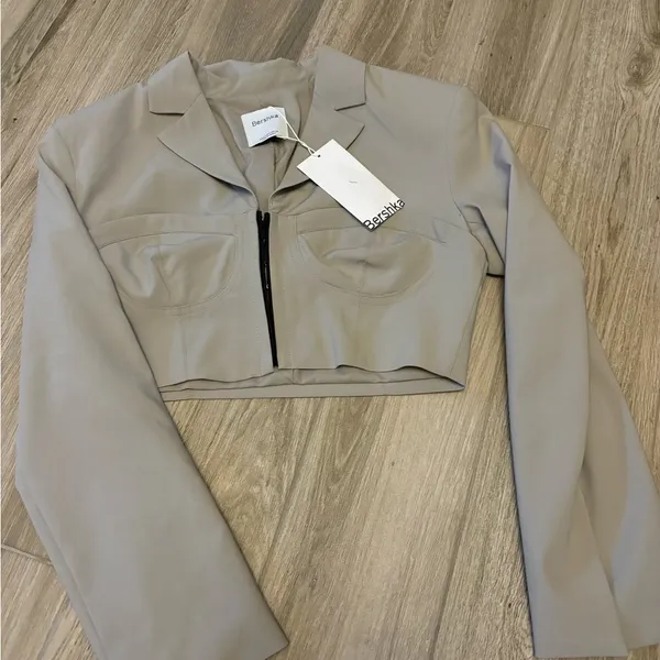 NWT berksha cropped blazer Black - Image 5