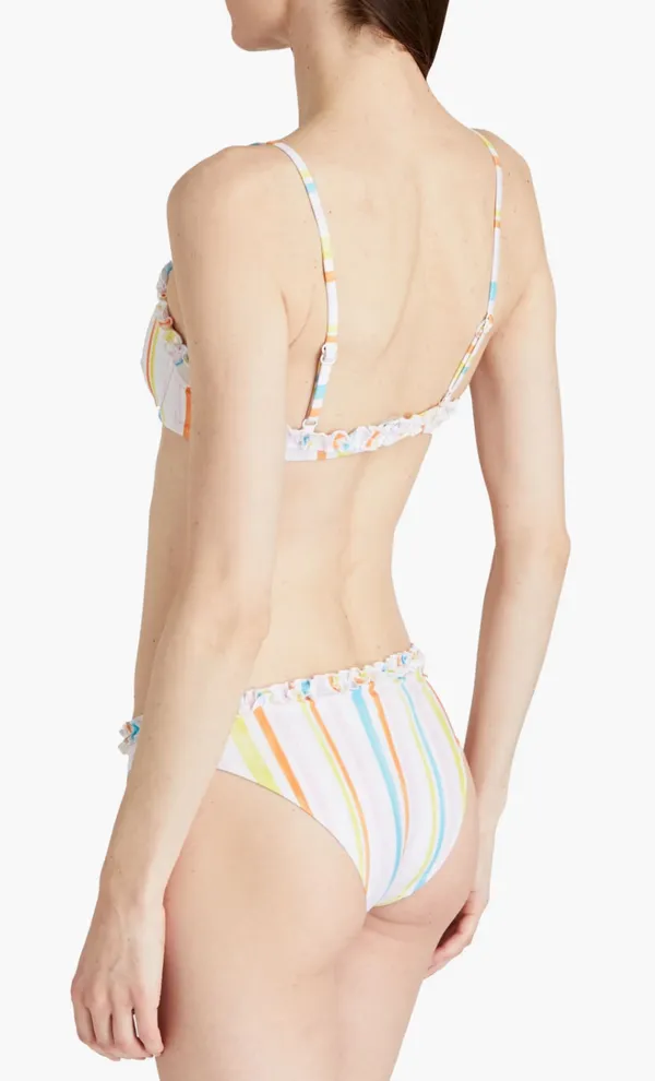 Solid & Striped Bikini Set - Image 2