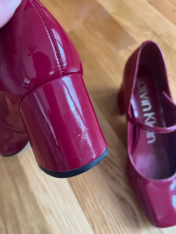 Calvin Klein Red Mary Jane Heels - Image 6