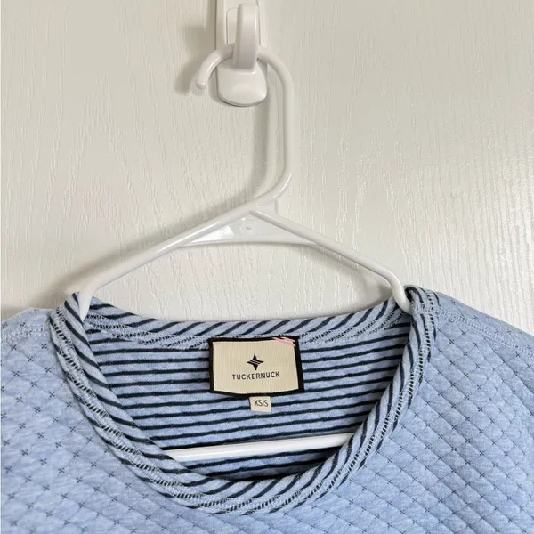 Tuckernuck Reversible Heathered Blue Ally Swing Sweatshirt - Image 4