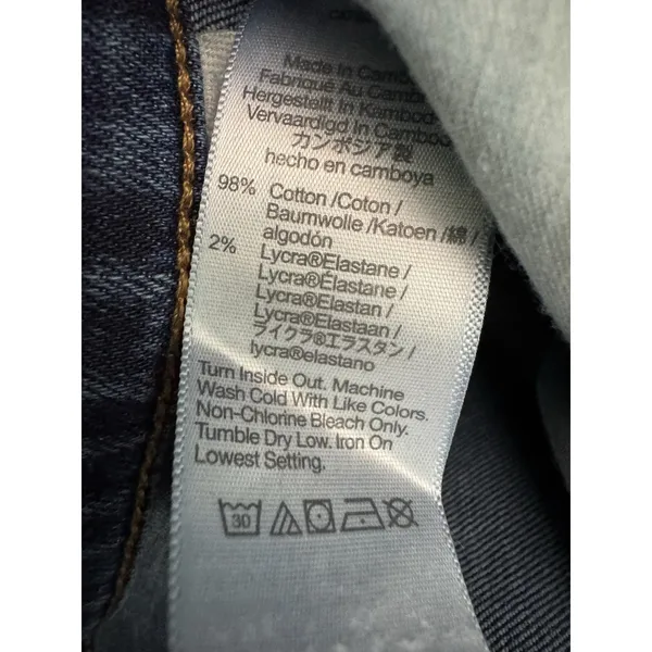 Madewell The Wide Leg Jeans Women’s Size 28 Petite Medium Blue Wash Stretch - Image 7