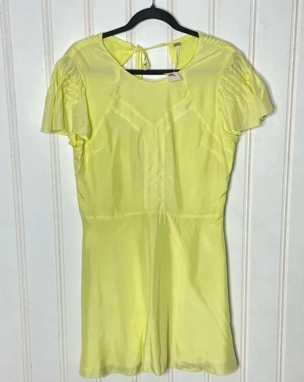 Free People Follow Along Silk Mini Dress 48 - Image 7