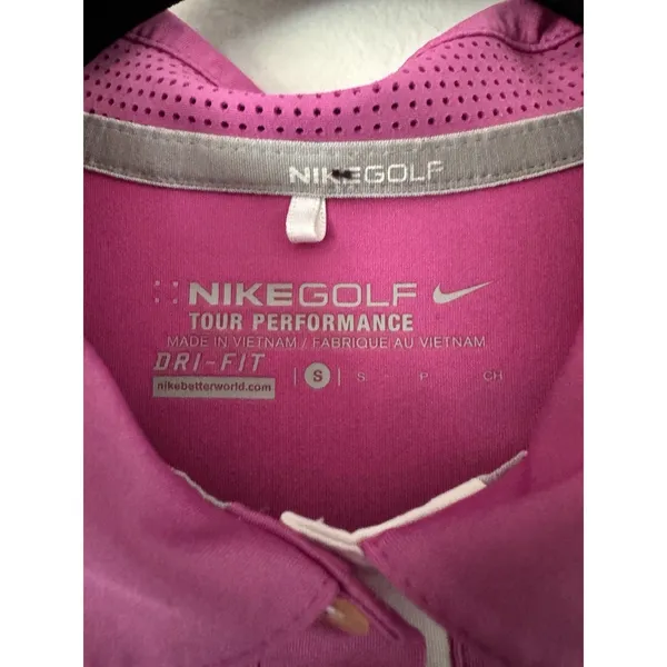 Nike Golf Tour Performance Polo Shirt Women’s Size Small Purple - Image 7