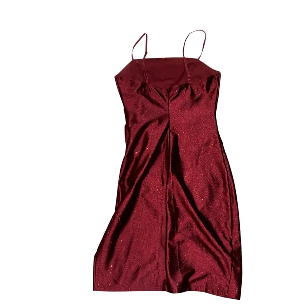 Emerald Sundae Glitter ruched bodycon mini cocktail dress - Image 2