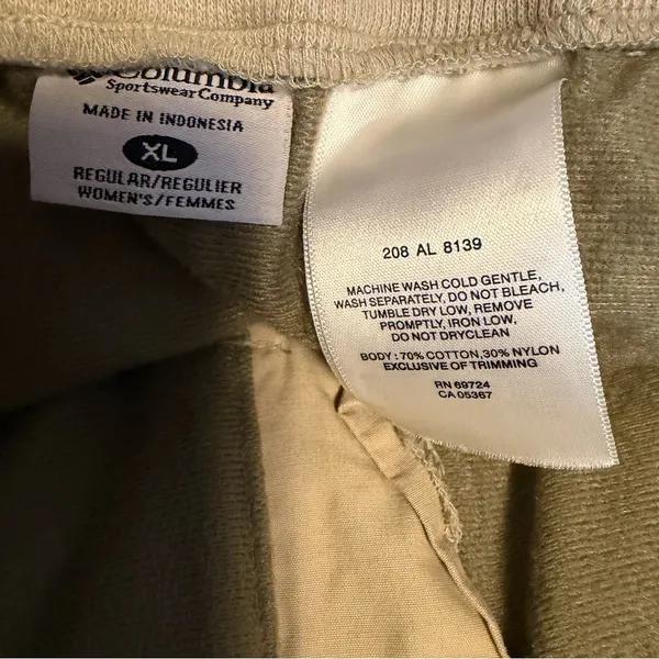 Columbia Winter Arch Cape Pants Womens XL Tan Fleece Lined Cargo Hiking NWT - Image 7