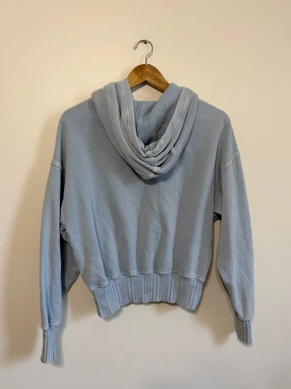Aerie Blue Hoodie Sweatshirt Size Small - Image 6