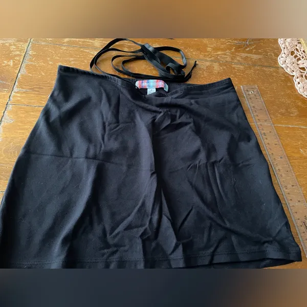 Urban Outfitters Tie Around Mini Skirt - Image 2