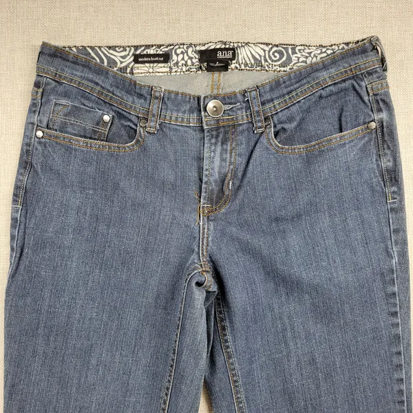 ANA A New Approach Womens Jeans Size 8 Blue Modern Bootcut Medium Wash Denim - Image 10