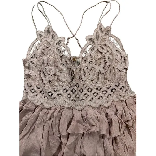 Free People Adella Cami in Dusty Mauve‎ NWT Sz L - Image 5