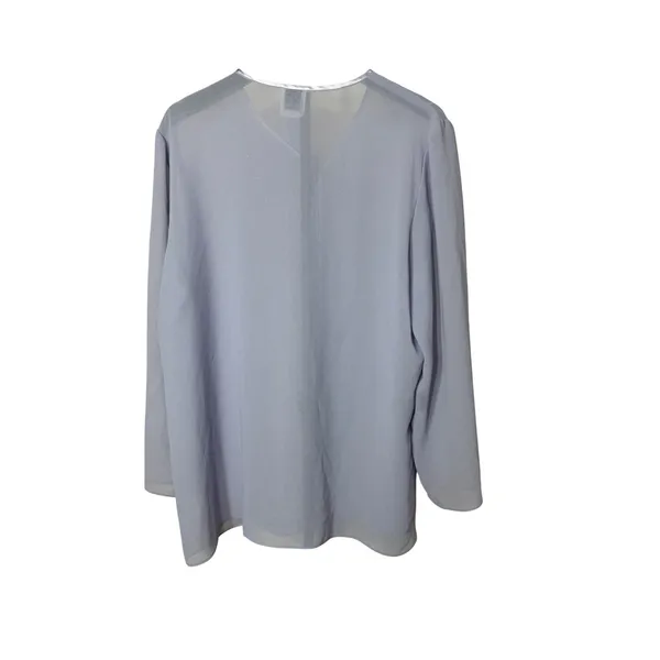 R&M Richards Karen‎ Kwong Lavender Beaded Sheer Evening Jacket Size 16 Formal - Image 6