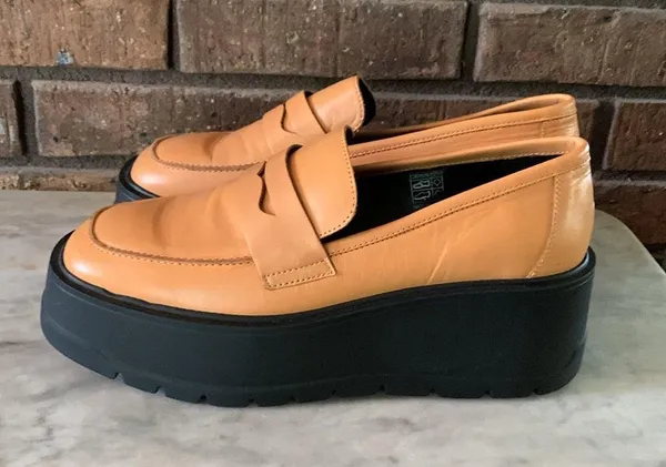 Free People Nico Platform Leather Loafer Creepers Size 41 - Image 3