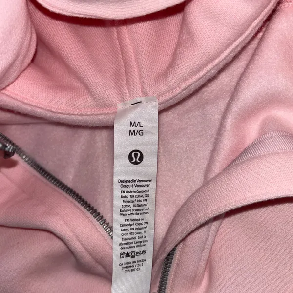 New lululemon pink scuba jacket - Image 3