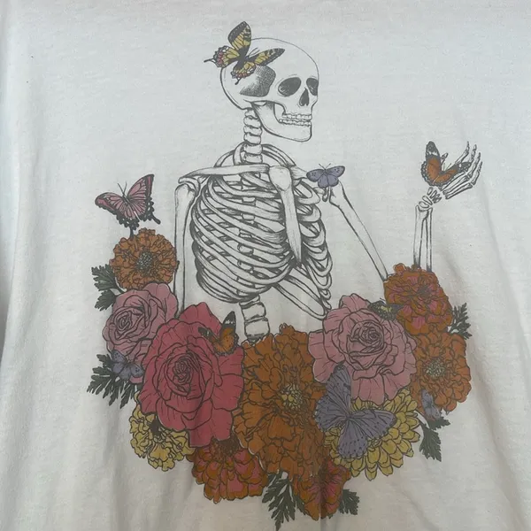 American Eagle skeleton oversized t shirt - Image 2