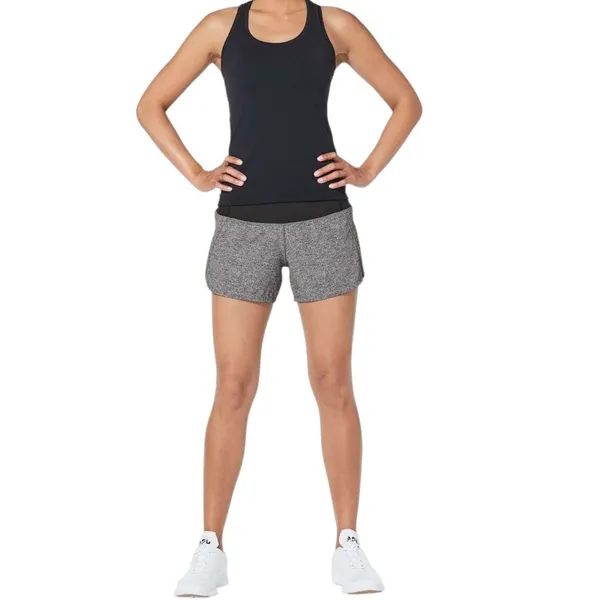 Lululemon Run Times Mid-Rise Short 4" Heather Lux Multi Black - Image 7