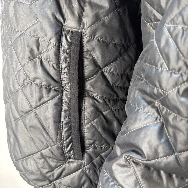 Nike Womens Quilted Black Jacket Size L Black Primaloft Insulated Lightweight‎ - Image 4